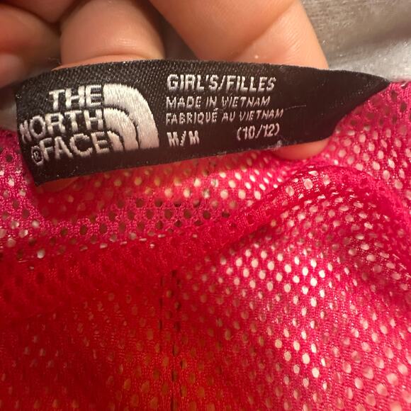 Girl's North Face Hooded Dry Vent Jacket sz M (10/12) - Picture 7 of 9